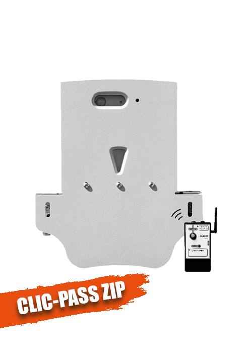 CLIC-PASS ZIP Blanco y Negro